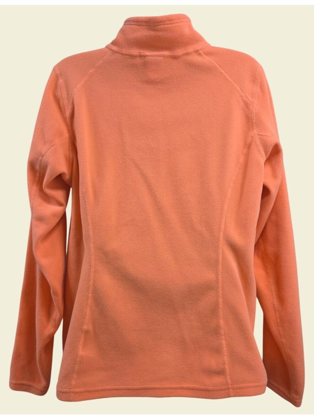 The North Face Womens Orange Fleece Pullover Medium - Picture 2 of 7